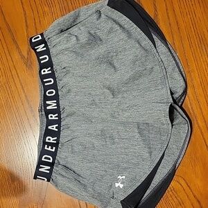 Under Armour Play Up Twist Shorts 3.0 In Charcoal, Sz M